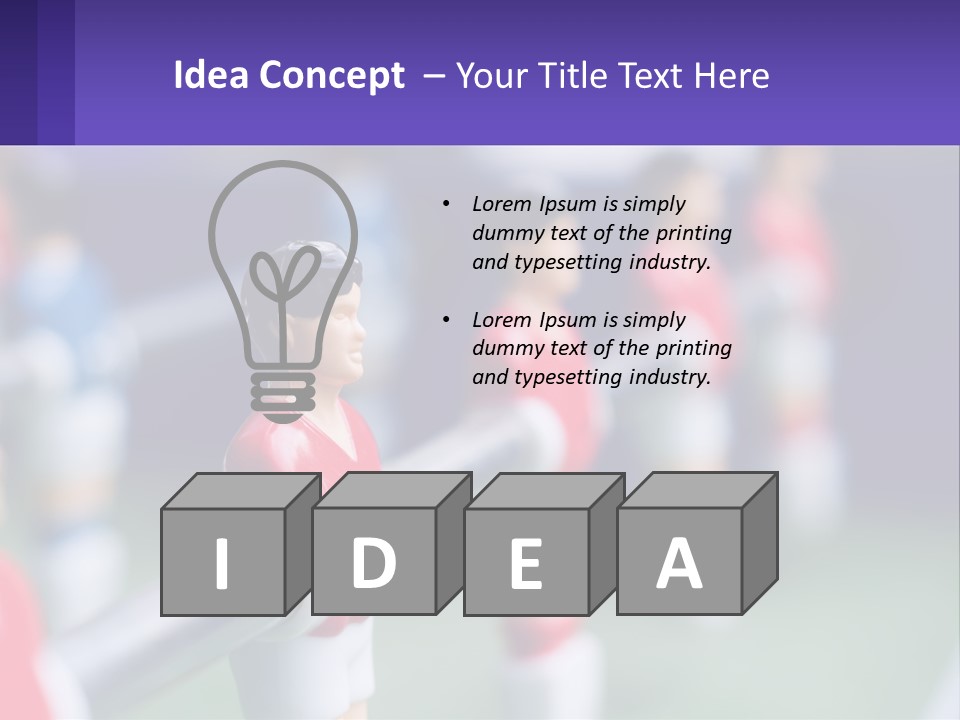Table Soccer PowerPoint Template