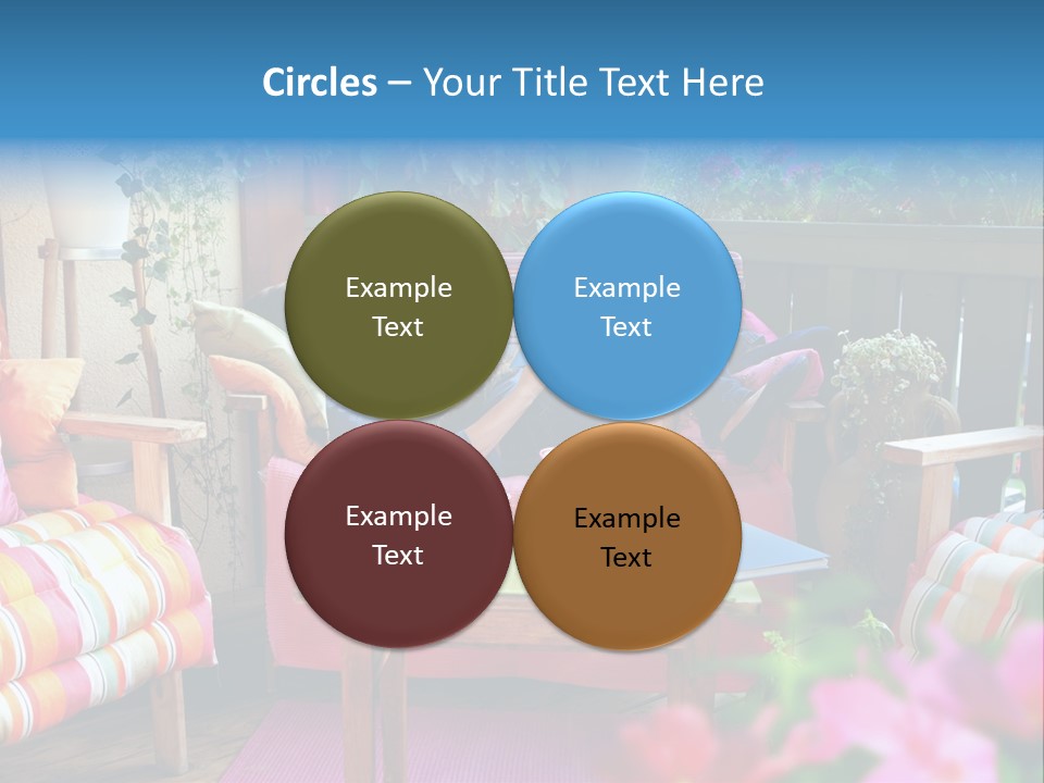 Relaxing With A Book PowerPoint Template