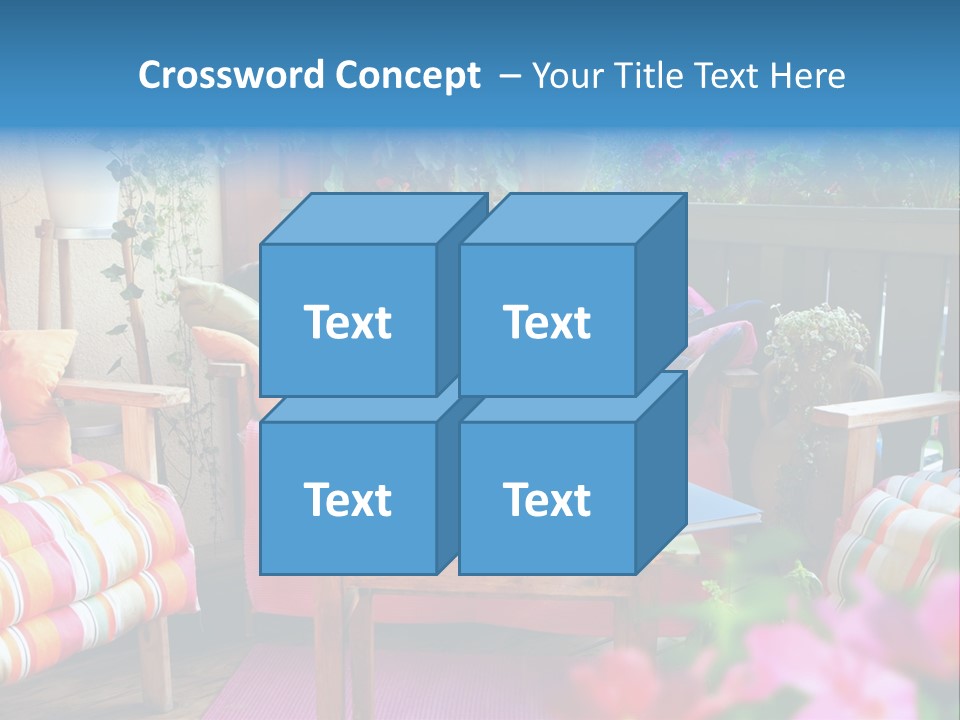Relaxing With A Book PowerPoint Template
