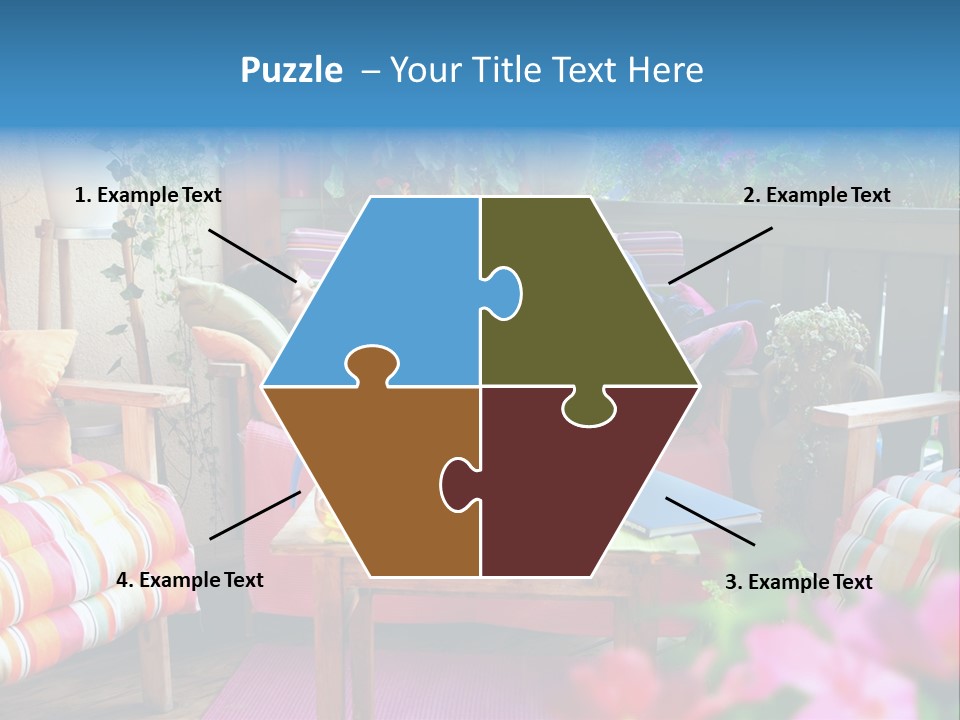Relaxing With A Book PowerPoint Template
