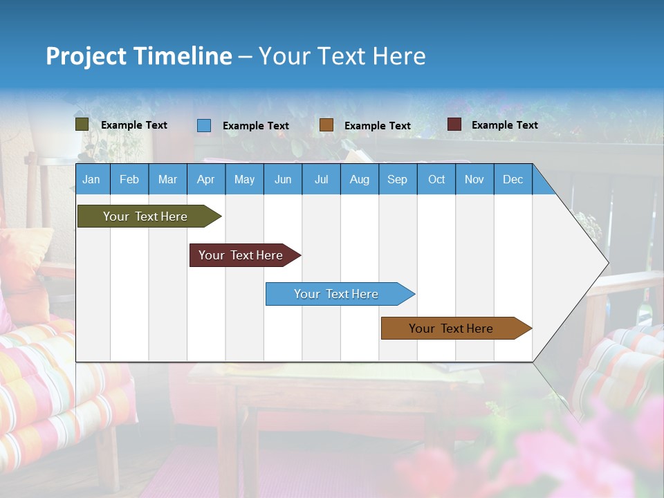 Relaxing With A Book PowerPoint Template