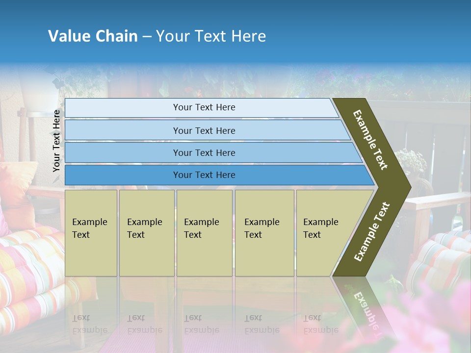 Relaxing With A Book PowerPoint Template