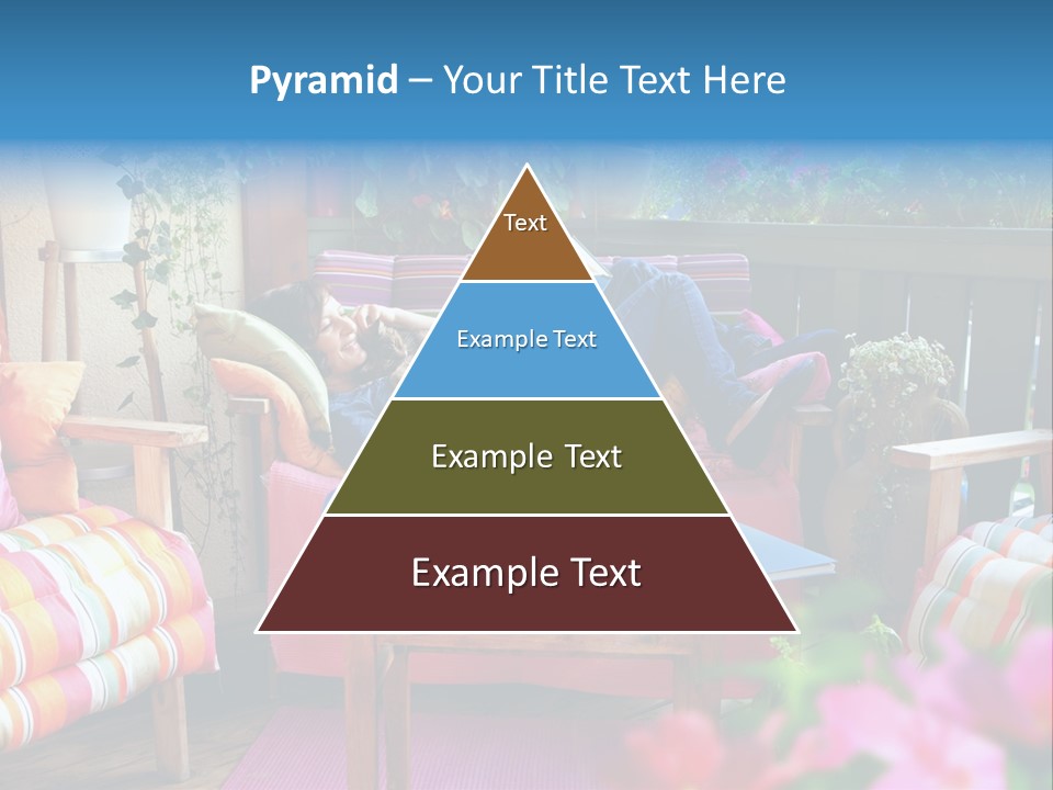 Relaxing With A Book PowerPoint Template