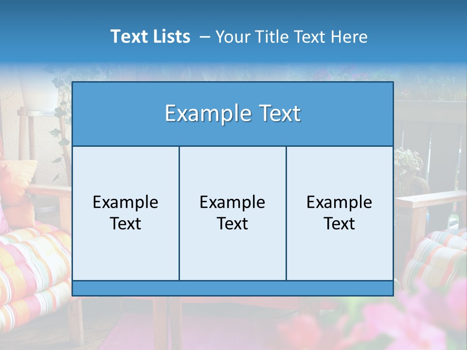 Relaxing With A Book PowerPoint Template