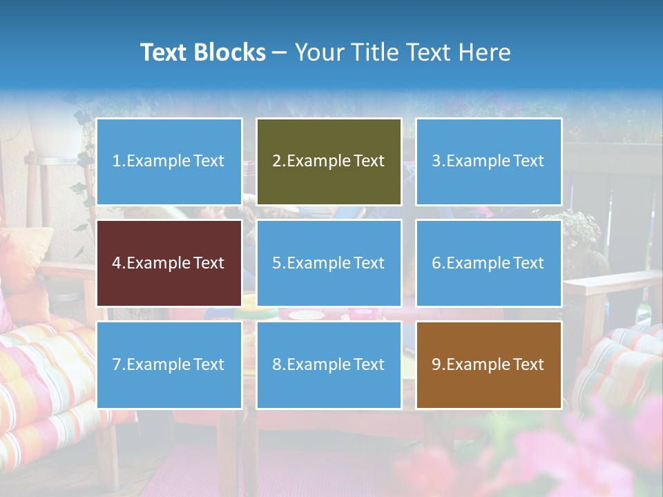 Relaxing With A Book PowerPoint Template