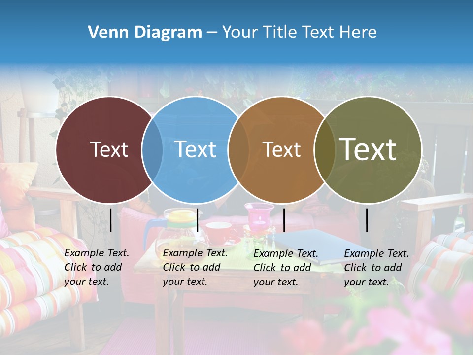 Relaxing With A Book PowerPoint Template