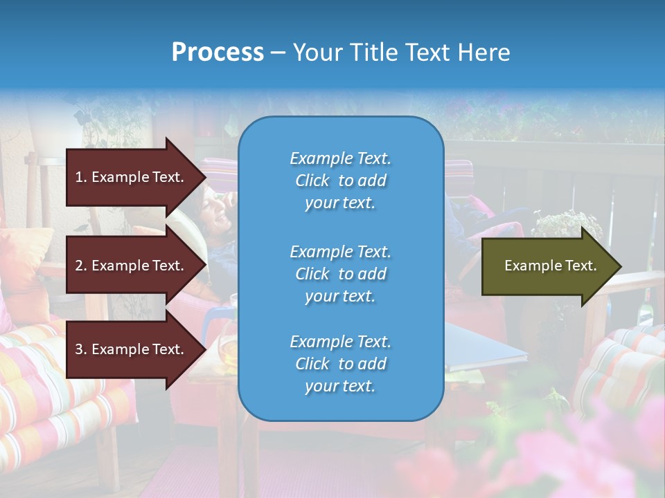 Relaxing With A Book PowerPoint Template