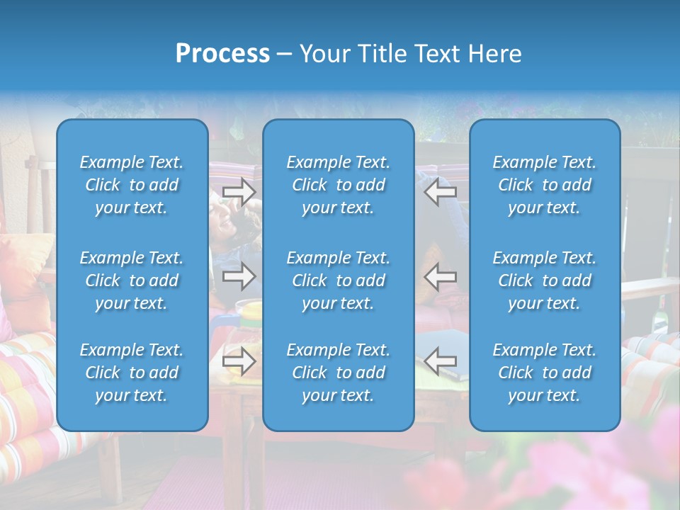 Relaxing With A Book PowerPoint Template
