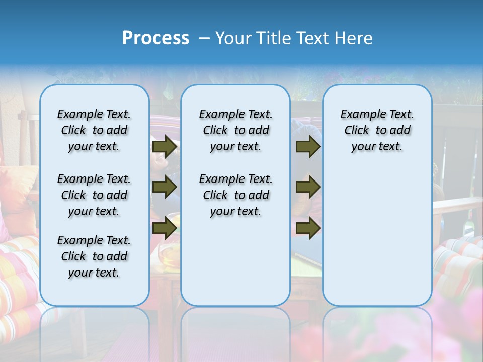 Relaxing With A Book PowerPoint Template