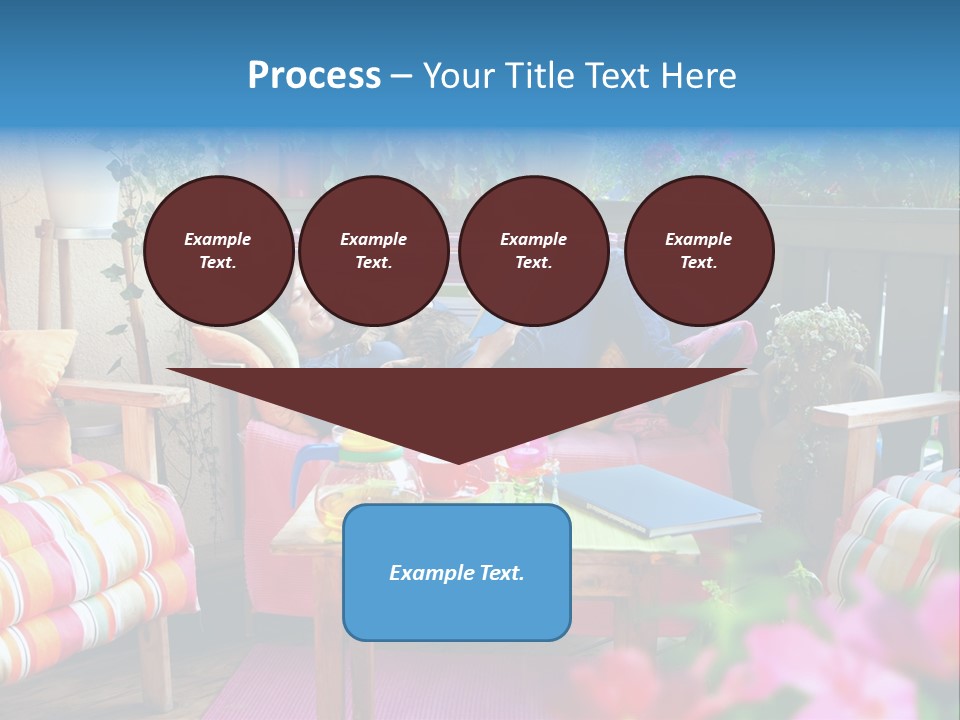 Relaxing With A Book PowerPoint Template