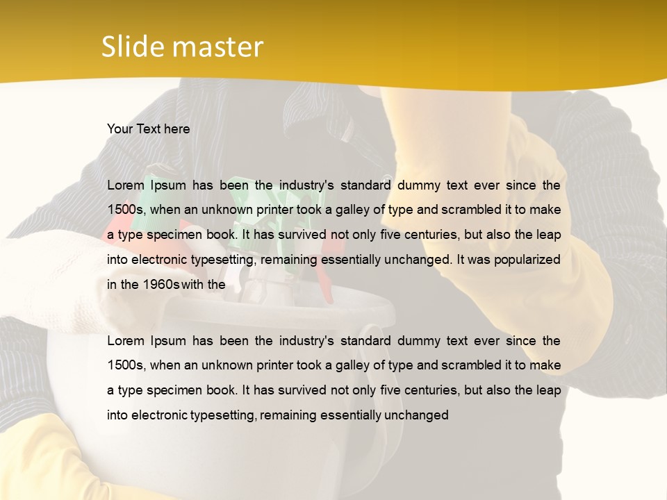 Cleaning House PowerPoint Template