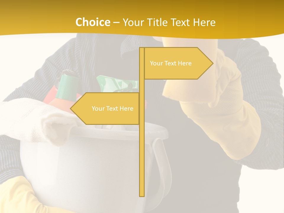 Cleaning House PowerPoint Template