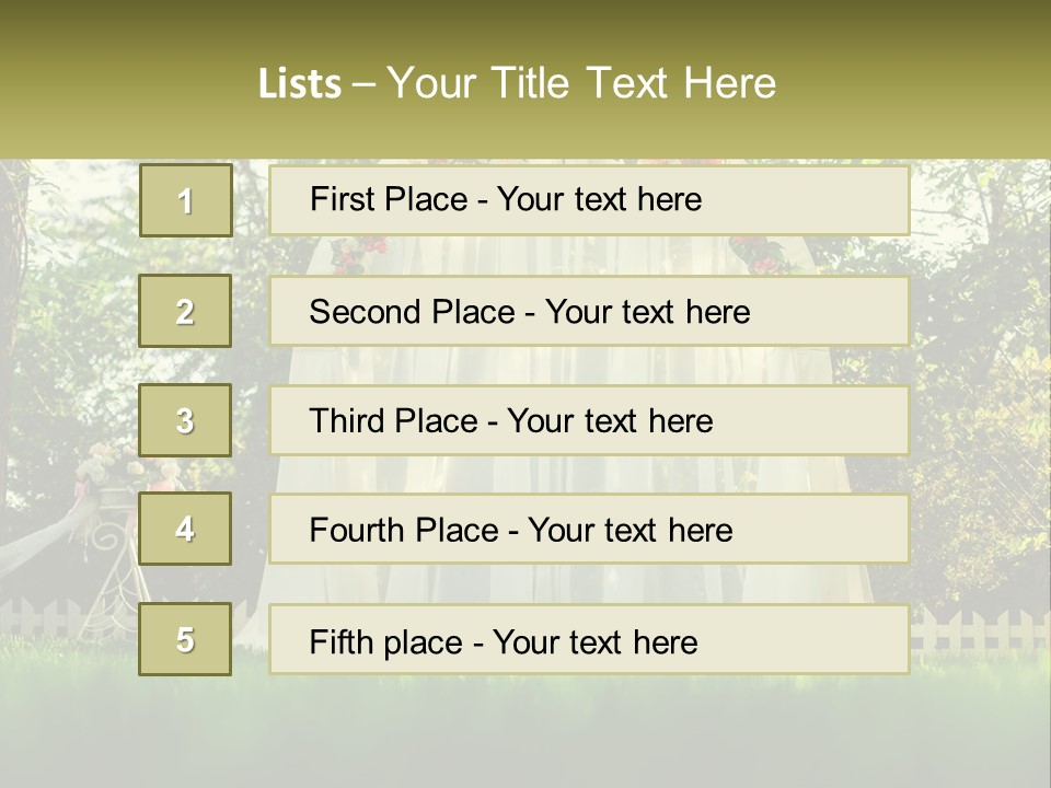 Wedding Arch PowerPoint Template