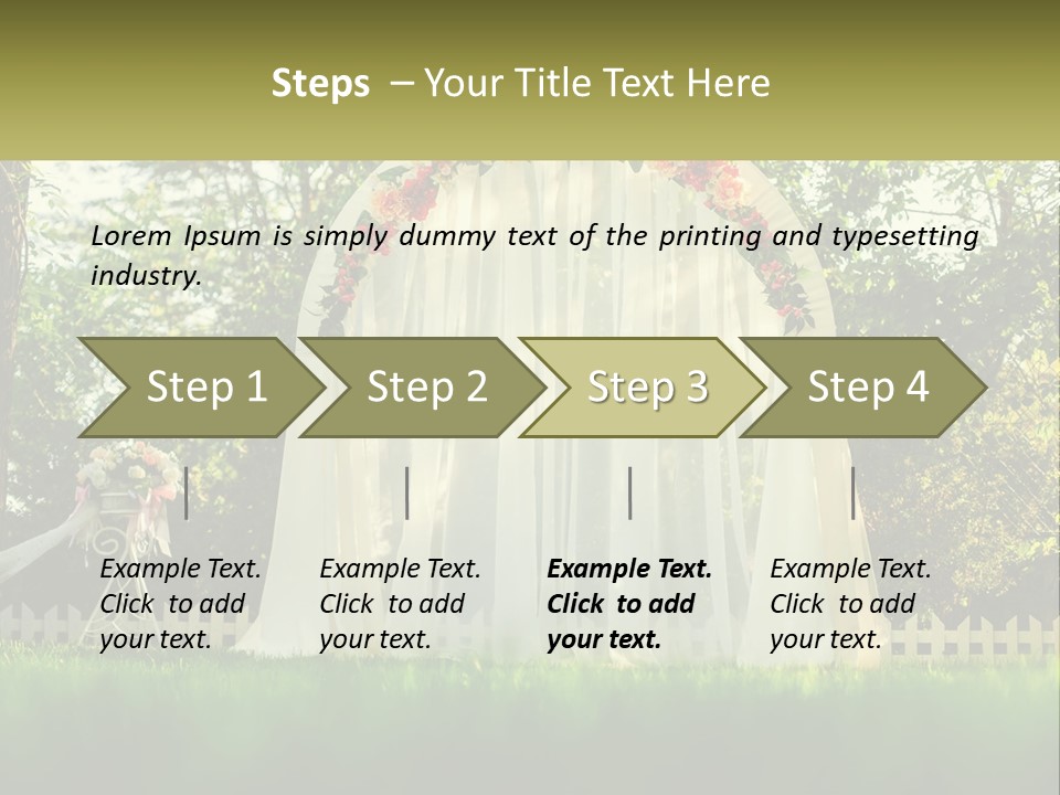 Wedding Arch PowerPoint Template