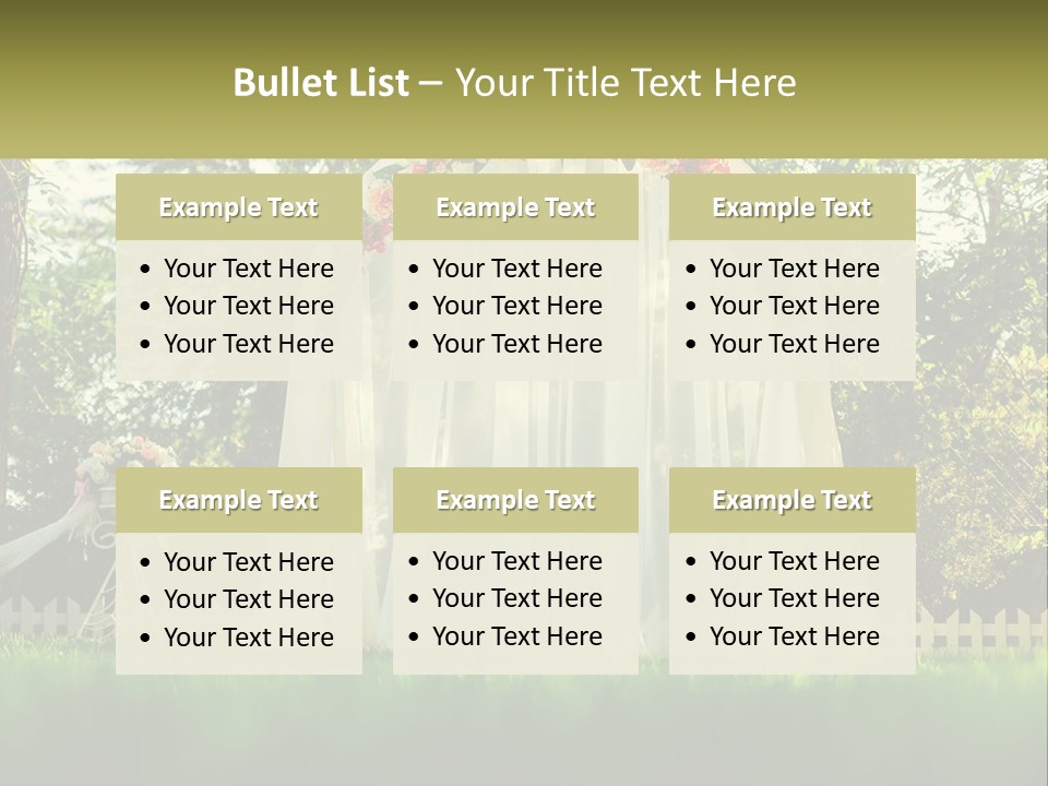 Wedding Arch PowerPoint Template