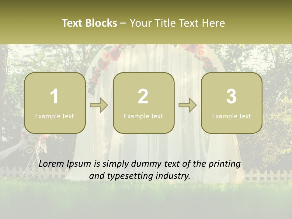 Wedding Arch PowerPoint Template