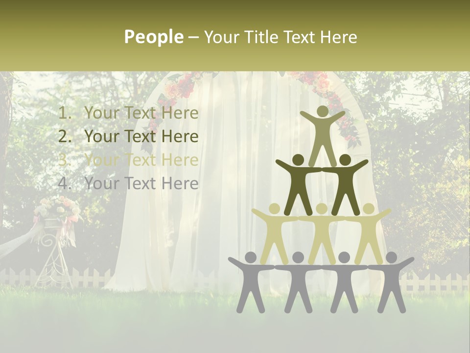 Wedding Arch PowerPoint Template