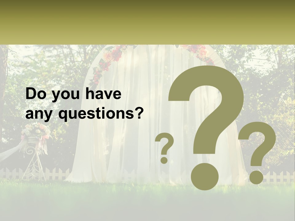 Wedding Arch PowerPoint Template