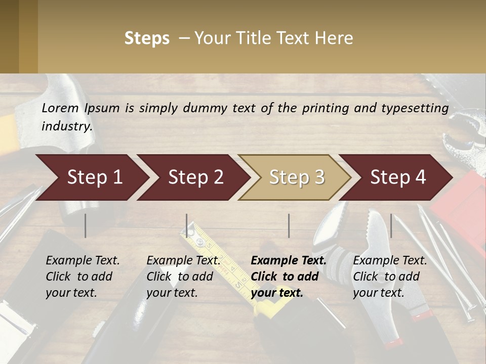 Hand Tool PowerPoint Template