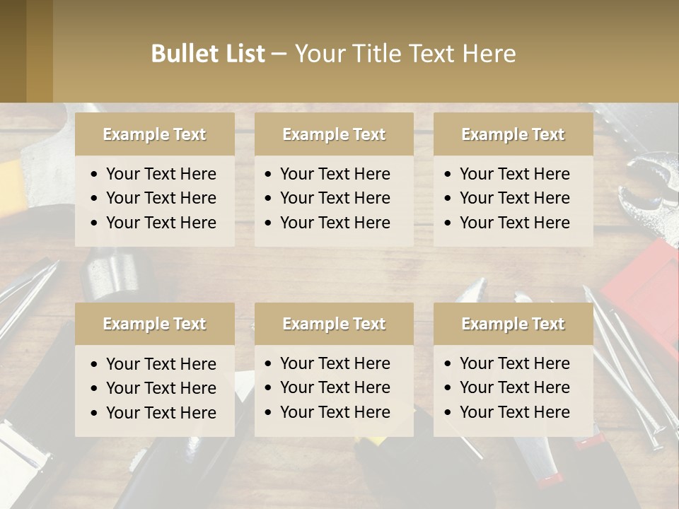 Hand Tool PowerPoint Template