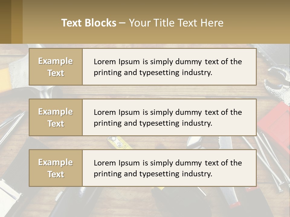 Hand Tool PowerPoint Template