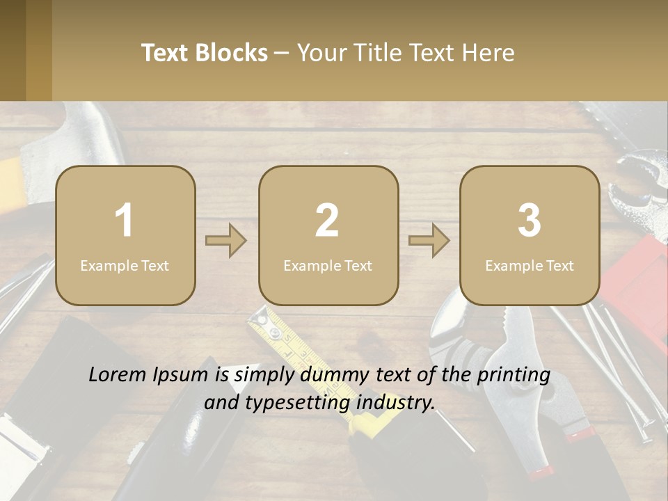 Hand Tool PowerPoint Template
