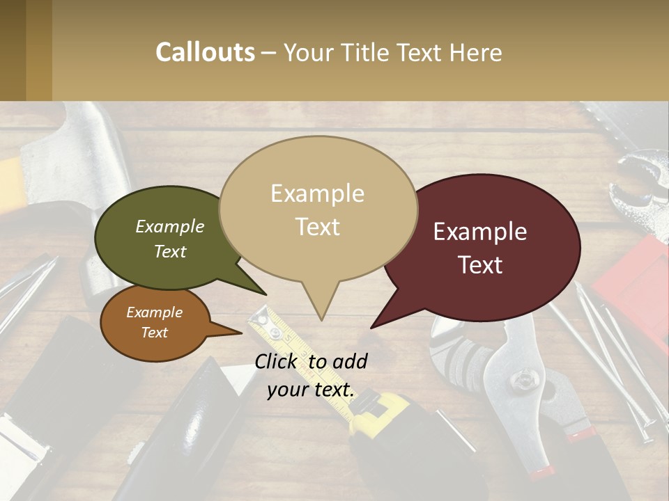 Hand Tool PowerPoint Template