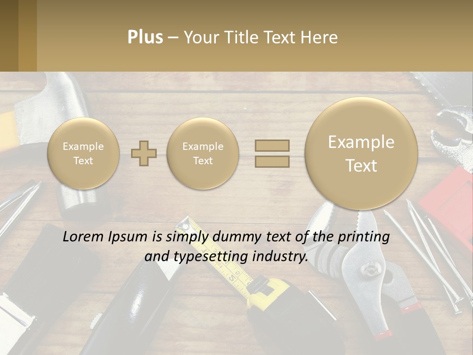 Hand Tool PowerPoint Template