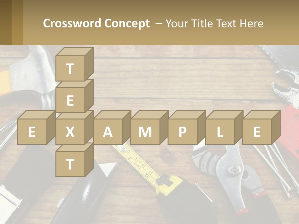 Hand Tool PowerPoint Template
