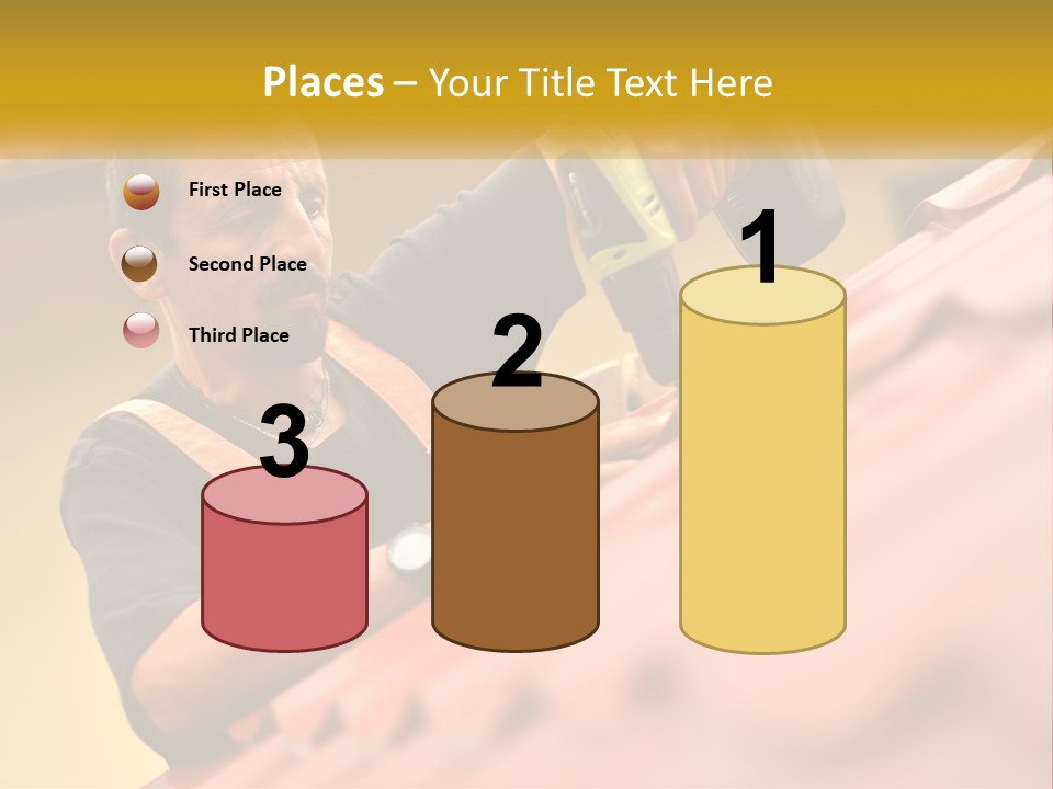 The Builder Makes The Roof PowerPoint Template