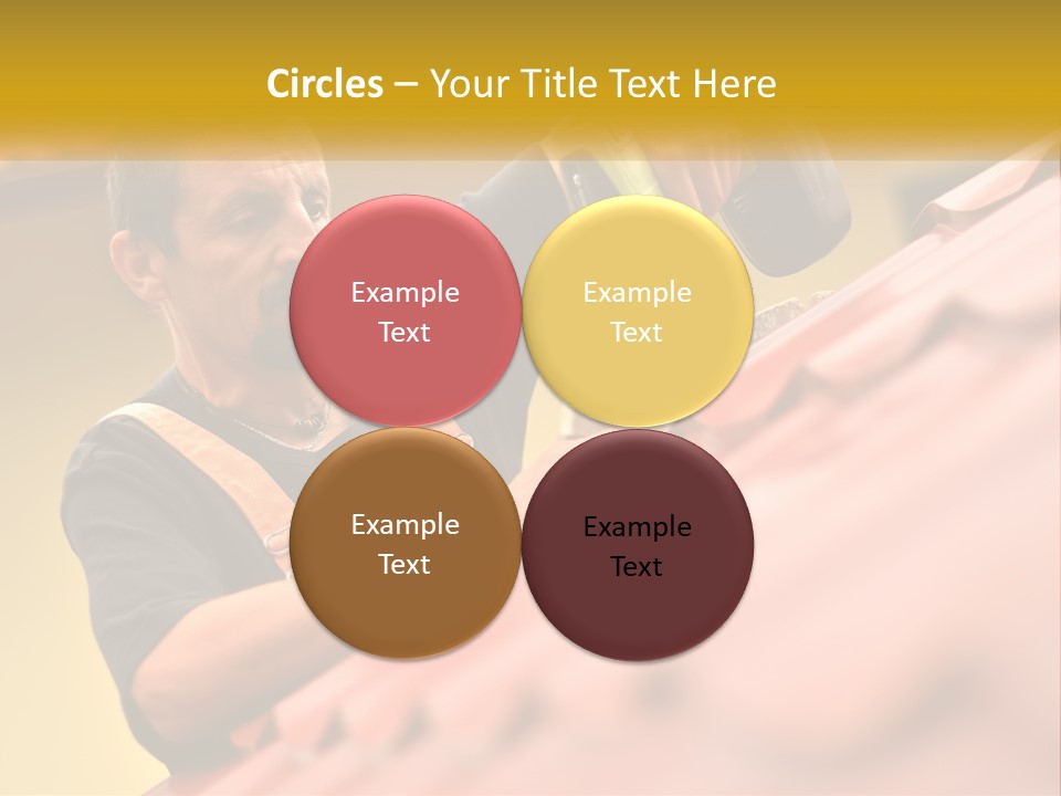 The Builder Makes The Roof PowerPoint Template