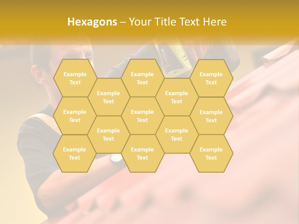 The Builder Makes The Roof PowerPoint Template