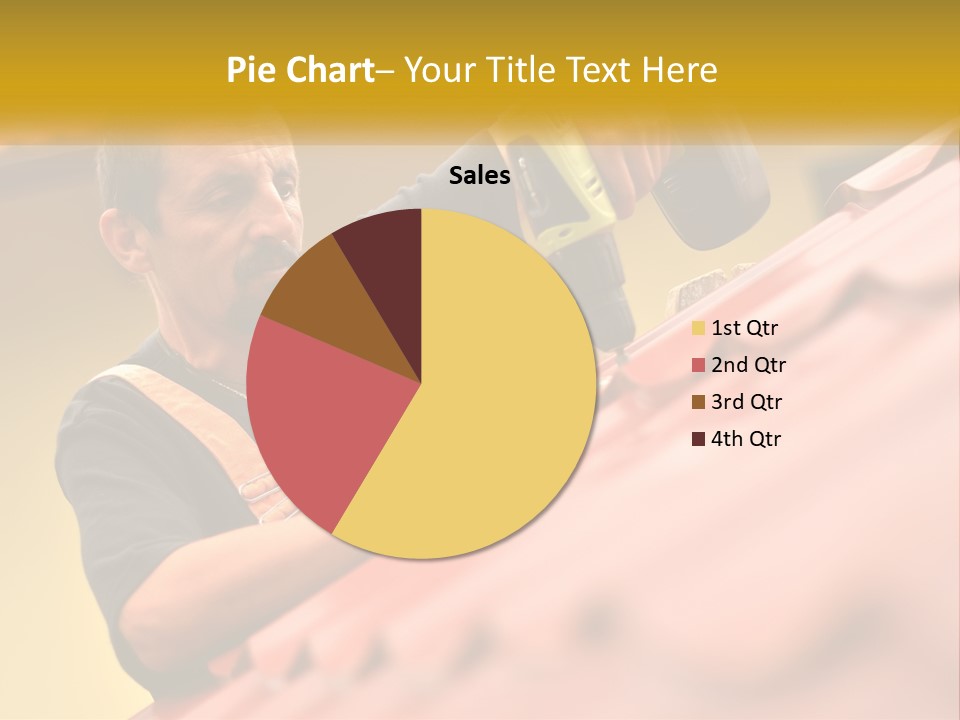 The Builder Makes The Roof PowerPoint Template