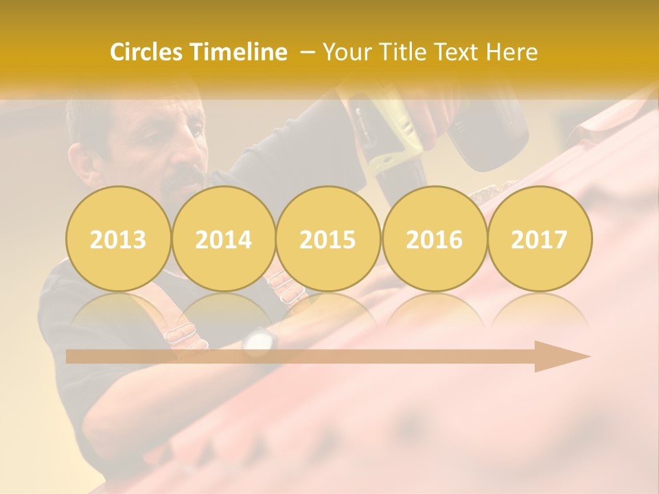 The Builder Makes The Roof PowerPoint Template