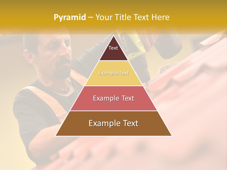 The Builder Makes The Roof PowerPoint Template
