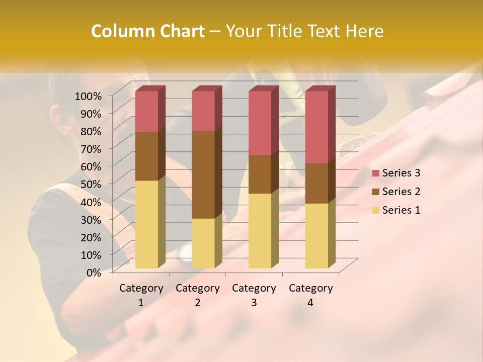The Builder Makes The Roof PowerPoint Template