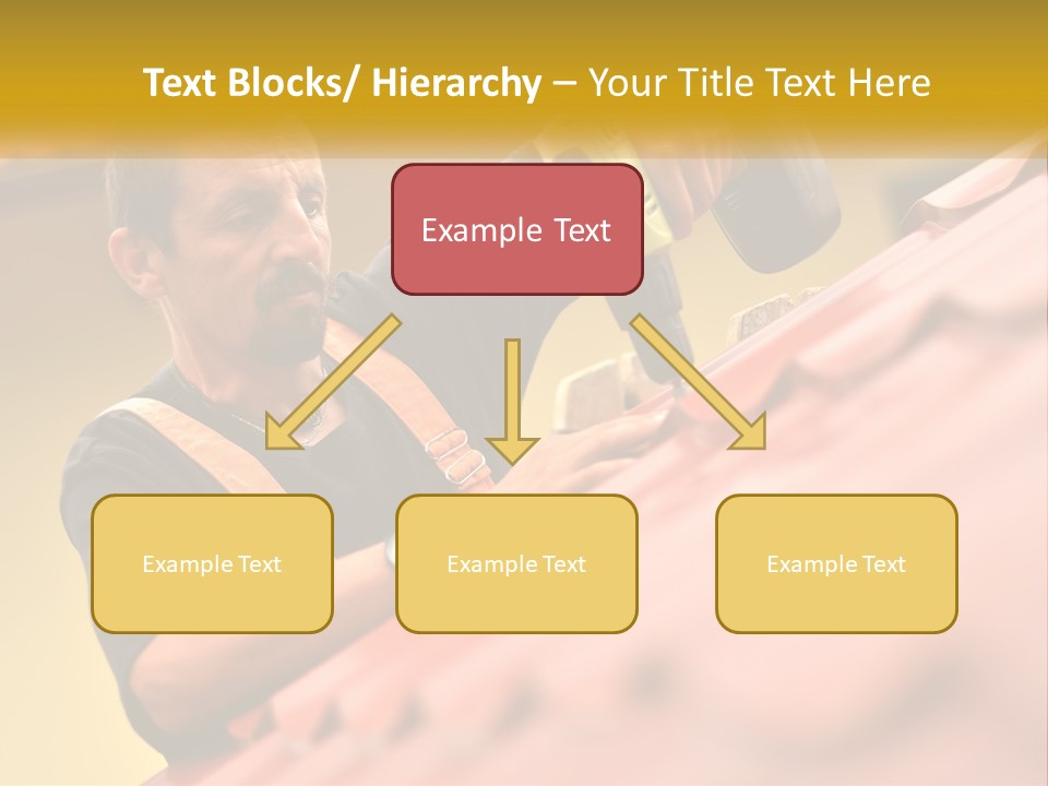 The Builder Makes The Roof PowerPoint Template