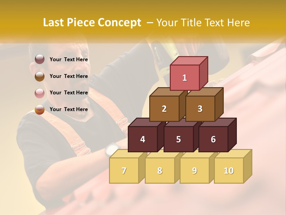 The Builder Makes The Roof PowerPoint Template