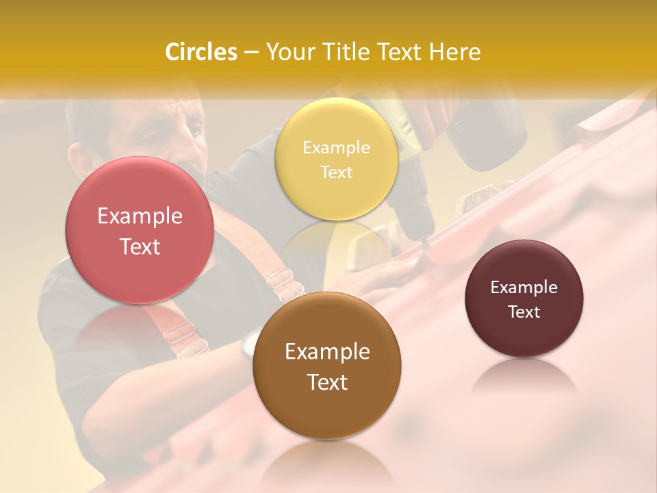 The Builder Makes The Roof PowerPoint Template