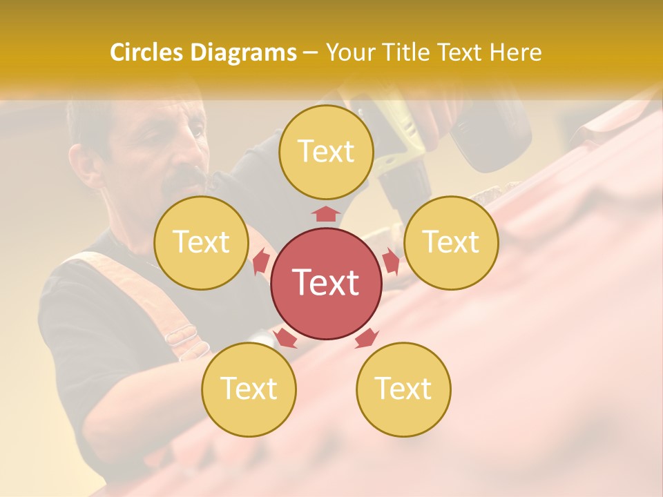 The Builder Makes The Roof PowerPoint Template