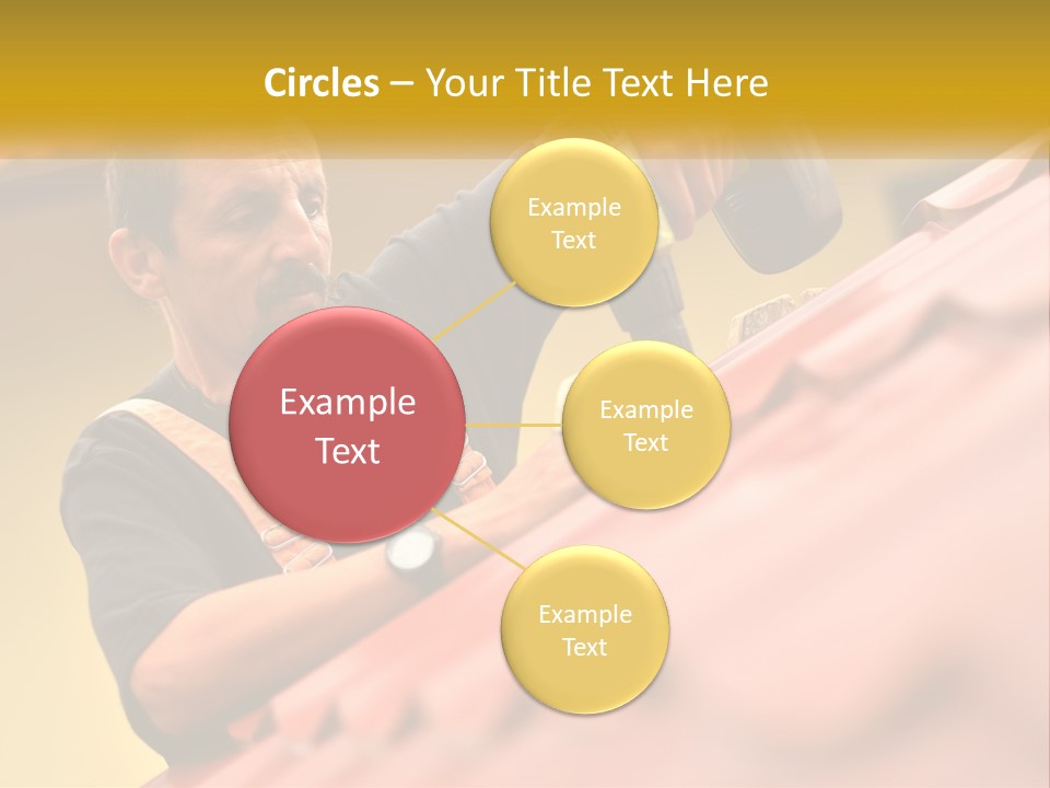 The Builder Makes The Roof PowerPoint Template