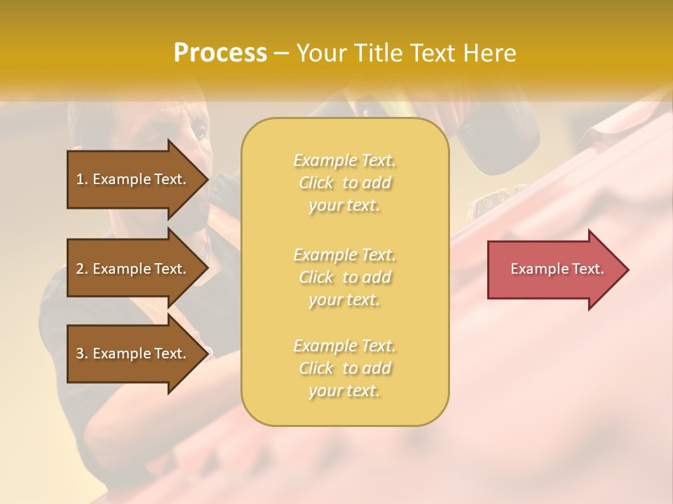 The Builder Makes The Roof PowerPoint Template