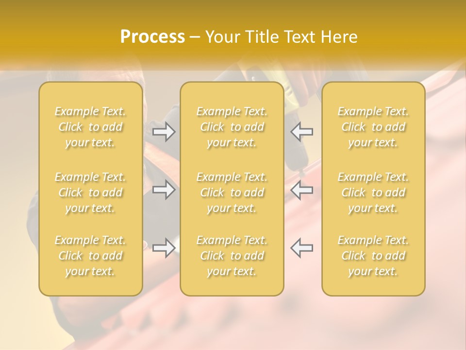 The Builder Makes The Roof PowerPoint Template