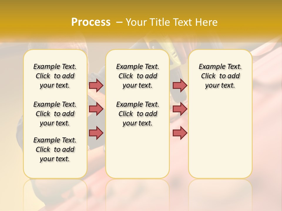 The Builder Makes The Roof PowerPoint Template