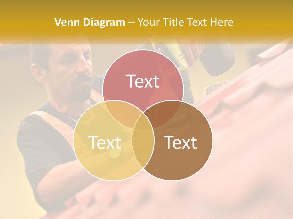 The Builder Makes The Roof PowerPoint Template