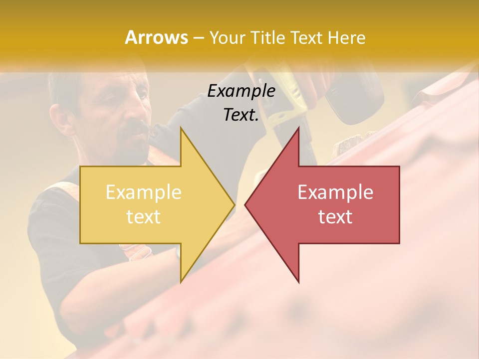 The Builder Makes The Roof PowerPoint Template