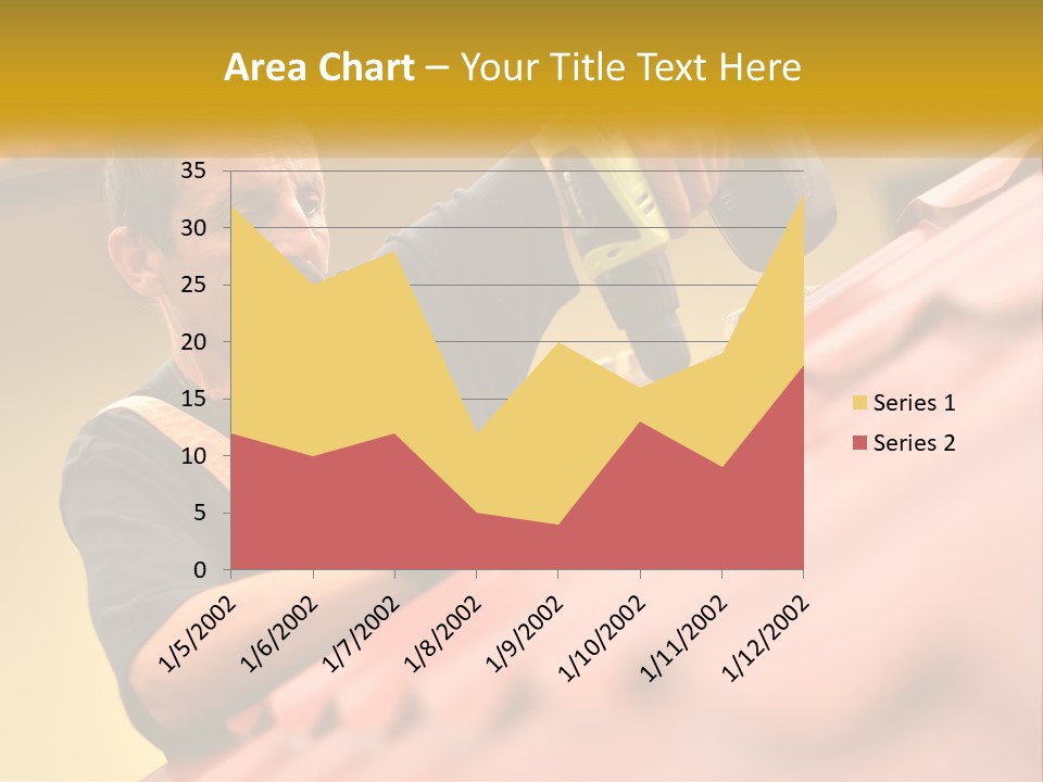 The Builder Makes The Roof PowerPoint Template