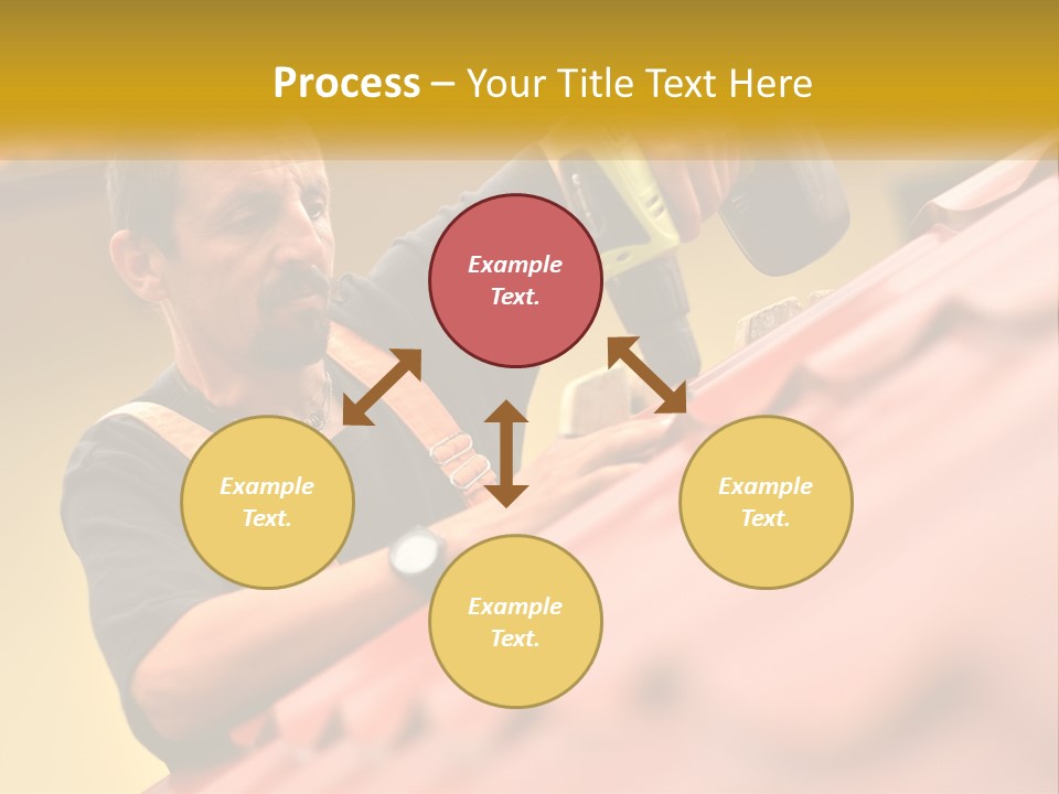 The Builder Makes The Roof PowerPoint Template