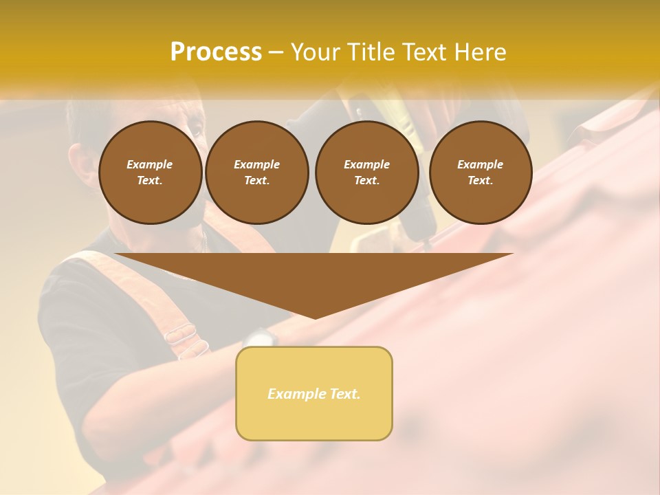 The Builder Makes The Roof PowerPoint Template