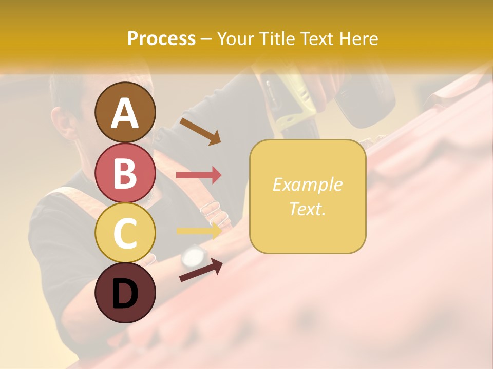 The Builder Makes The Roof PowerPoint Template